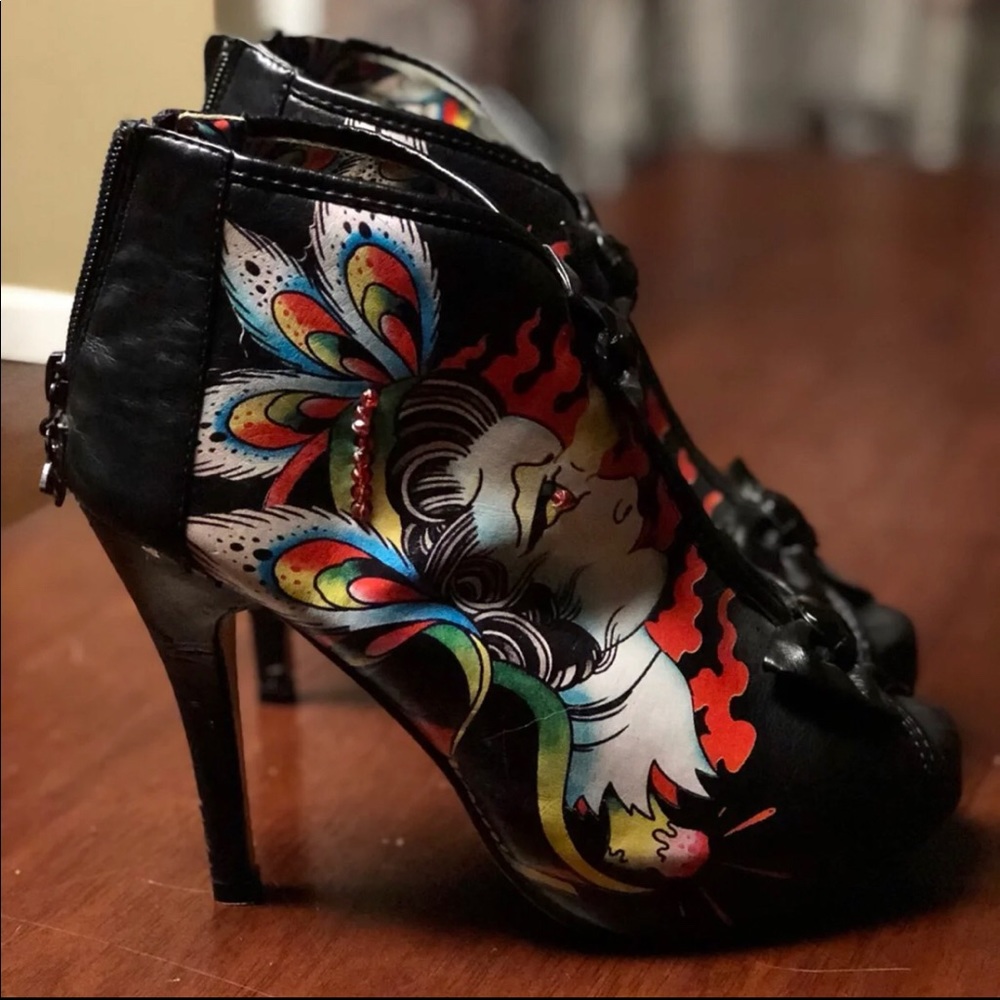 Iron Fist Platform Booties